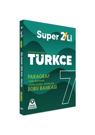 7. Sınıf Süper İkili Türkçe Seti Örnek Akademi