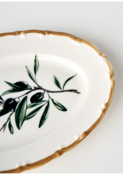 Bella Maison Olive Porselen 52 Parça 12 Kişilik Kahvaltı Takımı Yeşil Yeşil