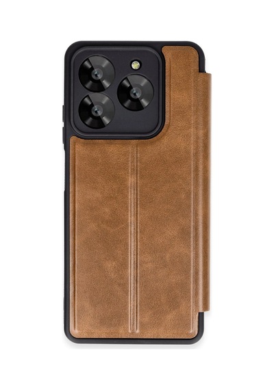 General Mobile Era 30 Kılıf Flip Cover - Taba -