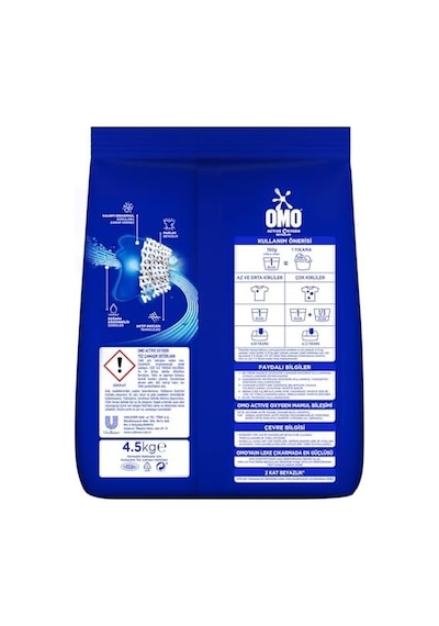 Oxygen Toz Çamaşır Deterjanı Beyazlar İçin, 4.5 Kg