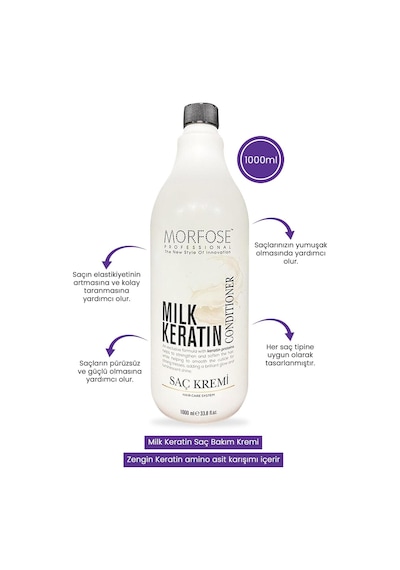 Morfose Milk Keratin Sütü Saç Bakım Seti
