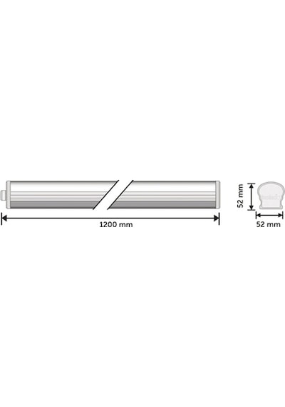 İnoled 40w Led Etanj Armatür Ip65 6500k 120cm Çok Renkli