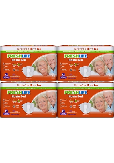 Freshlife Yetişkin Hasta Bezi Bel Bantlı Xl Extra Large 120 Adet XL