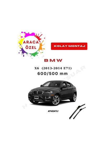 Bmw X6 Silecek 2013-2014 E71