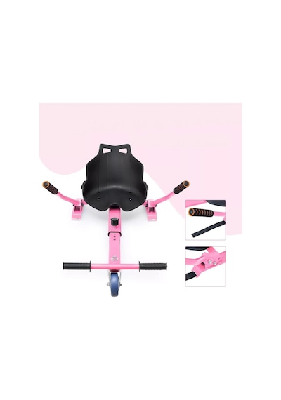 Elektrikli Kaykay Scooter Akıllı Denge Hoverboard + Hoverkart + Çanta Full Ledli Extrem Paket D05