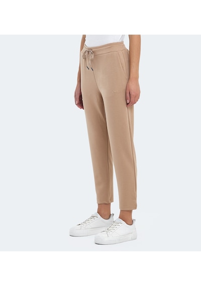 Slazenger VELAR I Kadın Cepli Bej Eşofman Altı