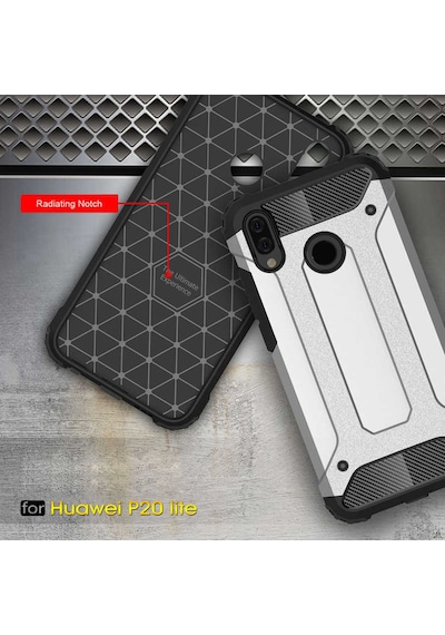 Huawei P20 Lite - Kilif Darbe Önleyici Zirh Tank Kapak