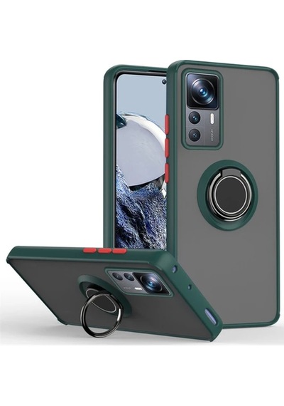 Nihcase Xiaomi Mi 12t Pro Kılıf Montreal Yüzüklü Mat Kapak