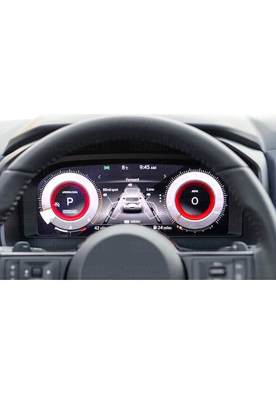 Nissan Qashqai 2024-2025 Uyumlu 12.3 İnç Dijital Gösterge 9h Nano Ekran Koruyucu