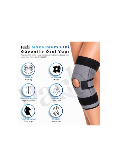 Ligament Ve Patella Destekli Dizlik Ayarlanabilir Ortopedik Diz Desteği Spiral Balenli Diz Destek Bandajı Genel