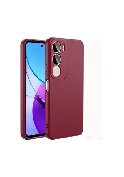 Teleplus Vivo Y31 5g Kılıf Kamera Korumalı İçi Kadife Mara Lansman Silikon