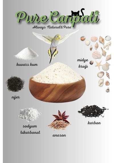 Purecanpati Premium Kuş Kumu 250 Gram