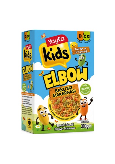 Kids Elbow Bakliyat Makarnası 300 Gr Çocuklara Özel Sebzeli Ve Proteinli Makarna - 876616970