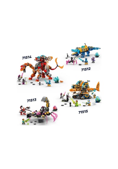 LEGO® DREAMZzz™ Tilki Koruyucu Robot 71508 – 9 Yaş ve Üzeri Çocuklar için Figür İçeren Yaratıcı Oyuncak Yapım Seti (883 Parça)