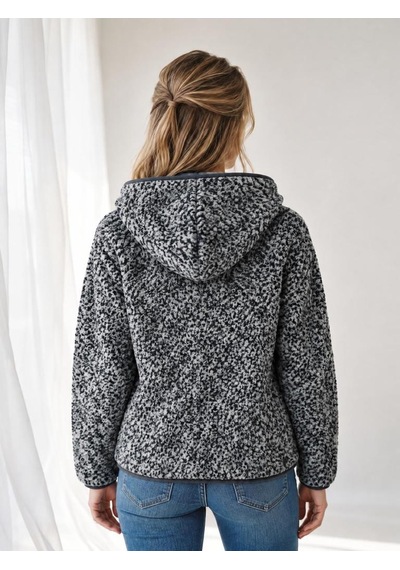 Nealirsanall.com Kadın Kapüşonlu Fermuarlı Pelüş Polar Ceket - Yumuşak Dokulu Teddy Ceket Gri Nealirsanall.com Kadın Kapüşonlu Fermuarlı Pelüş Polar Ceket - Yumuşak Dokulu Teddy Ceket Gri