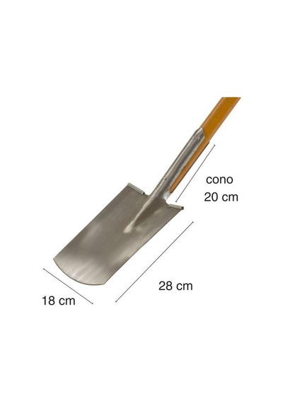 Handy 20895t 95 Cm Çelik Kare Bel Küreği