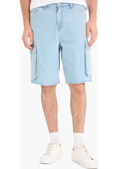 Defacto %100 Pamuk Kargo Fit Jean Bermuda Şort E1381ax25smnm39 Mavi Defacto %100 Pamuk Kargo Fit Jean Bermuda Şort E1381ax25smnm39 Mavi