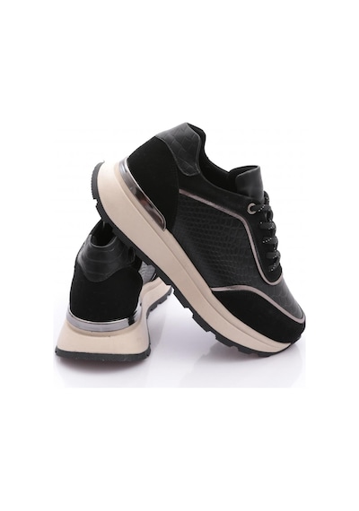 Dgn 81185 Kadin Sneaker Ayakkabi Siyah