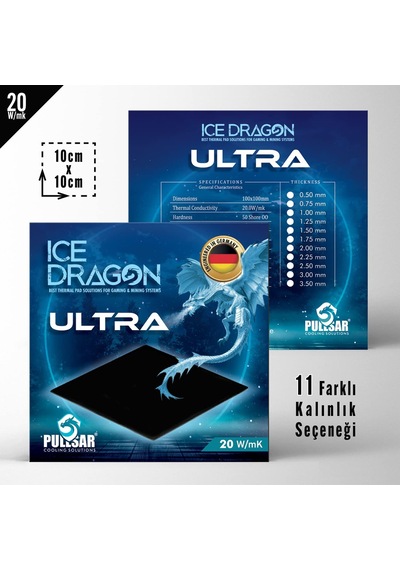 Ice Dragon Ultra/thermal - Termal Pad / 20.0 W.m K /100 50 2.00