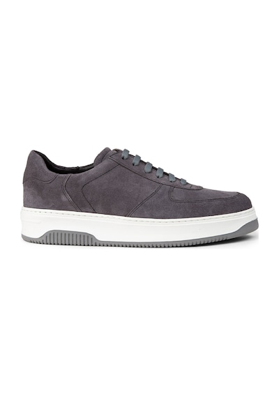 Deery Hakiki Süet Gri Erkek Sneaker Ayakkabı - 01965Mgrıe04 Gri
