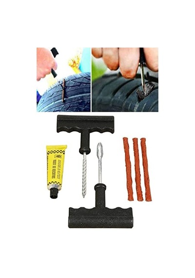 Ayrex Chermik 6 Parça Tamir Kiti Otomobil Araba Bisiklet Motor Lastik Tamir Kiti Seti