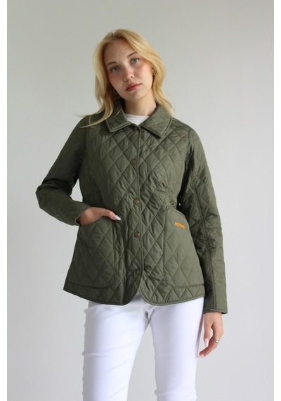 CottonCool Kadın Kapitone Mont Haki