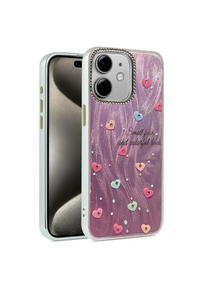 Apple Uyumlu   iPhone 11 Kılıf Blade Aynalı Desenli Kapak - Desen 8