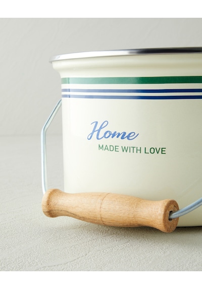 English Home With Love Emaye Bakraç 16 Cm Yeşil