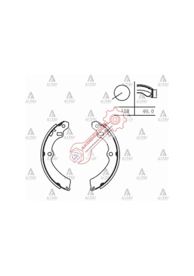 Fren Balatası Arka Suziki Carry 89-98 Ince Tip 53200-80850