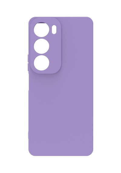 Vivo Y19s Kılıf Kamera Korumalı Silikon Rubber Arka Kapak Lila