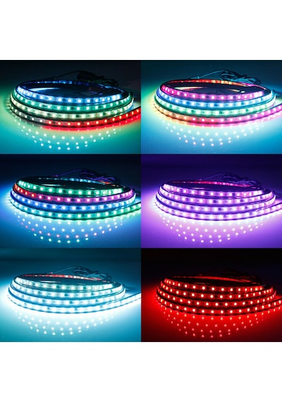 Araç Altı Rgb Led Aydınlatma Şerit Led 4'Lü Set App Kontrollü