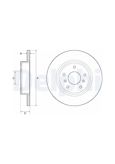 Delphı Bg4807c Arka Fren Diski 432064ce0b 432064ea0a 432064ea0b - 2 Adettir