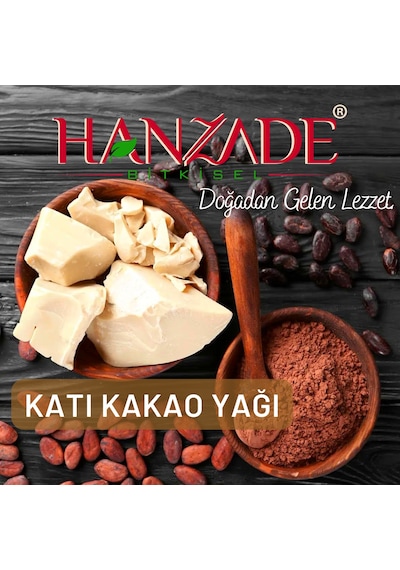 Hanzade Bitkisel Yenilebilir Saf Katı Kakao Yağı 500 G