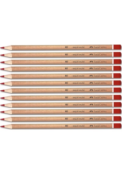 Naturel Kırmızı Renkli Kurşun Kalem 144 Lü Paket 1132419001 Nocolor-1129a972