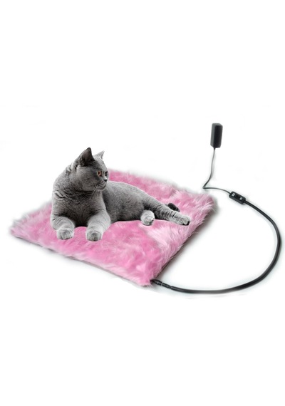 Kedi Minderi Isıtmalı Model 45x45cm 12v Adaptörlü Su Geçirmez Kdtes92