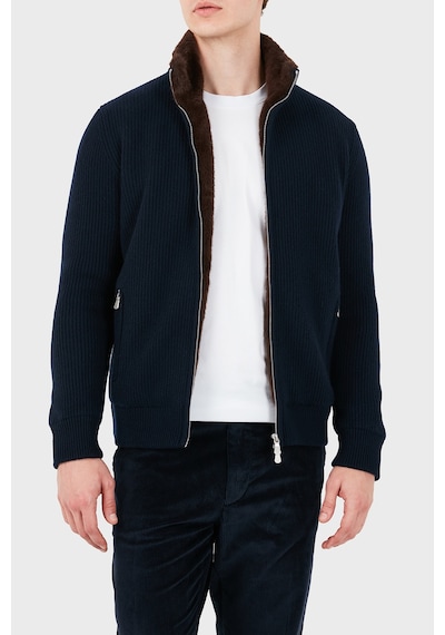 Gran Sasso Regular Fit Fermuarlı Dik Yaka Fitilli Triko Ceket Erkek Ceket 23146 15581 598 Lacivert Gran Sasso Regular Fit Fermuarlı Dik Yaka Fitilli Triko Ceket Erkek Ceket 23146 15581 598 Lacivert