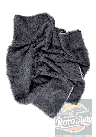 Roro Auto Mikrofiber Araç Kurulama Havlusu (50X70) & Cam Bezi (50X70) Araç Yıkama Seti