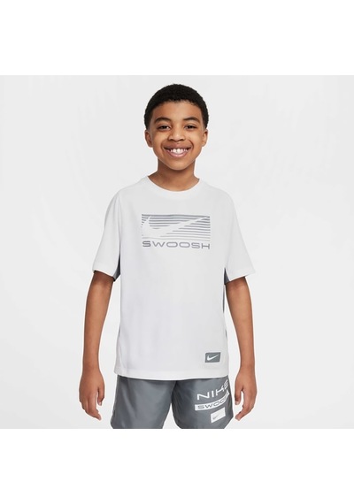 Nike Nıke Drı-fıt Swoosh Erkek Çocuk T-shırt Hj3743-100 BEYAZ