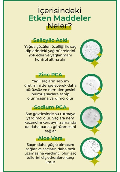 Yağlı Saç Derisi Ve Yağlı Saçlar İçin Saç Bakım Şampuanı 400 Ml 2 Adet Tüm Saç Tipleri