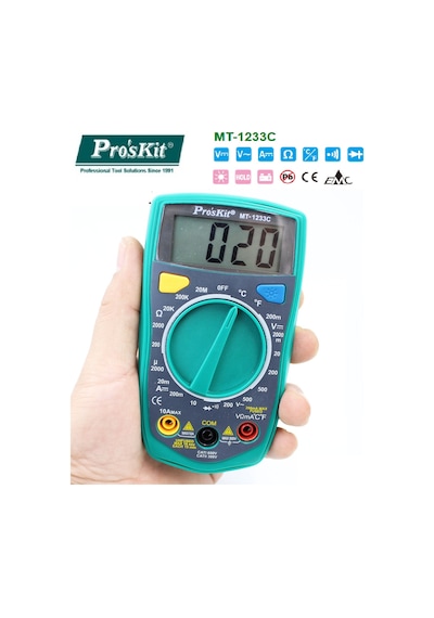 Proskit Mt-1233c 1/2 Dijital Multimetre ( Ölçü Aleti )