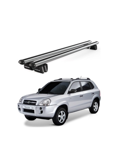 Pençe Hyundai Tucson 2004-2010 Uyumlu Gri Ara Atkı Port Bagaj Tavan Barı