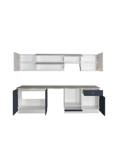 Decoraktiv Elite 280y Ankastre Fırın Modüllü Mdf Hazır Mutfak Dolabı - Tezgah Dahil - Antrasit - Buz Gri Diğer Decoraktiv Elite 280y Ankastre Fırın Modüllü Mdf Hazır Mutfak Dolabı - Tezgah Dahil - Antrasit - Buz Gri Diğer
