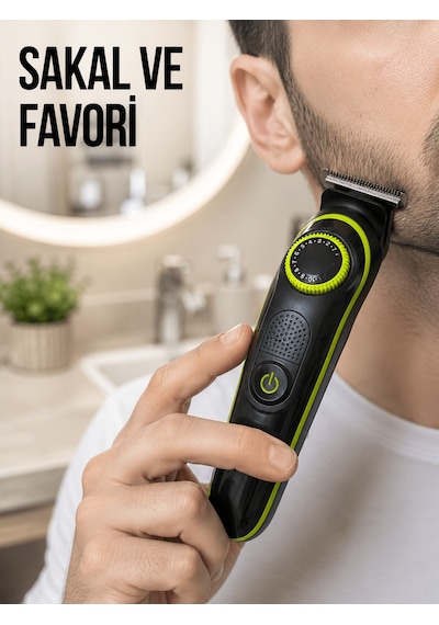 Çok Başlıklı Erkek Tıraş Makinesi Sakal Favori Burun Kulak Ve Vücut Bakım Seti Diğer