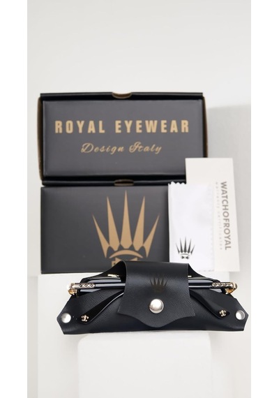 Royal Eyewear Re1005 Siyah Güneş Gözlüğü Şeffaf - Siyah