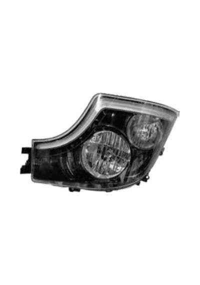 Far Sol Mercedes Actros Mp4 Euro 6 Siyah Çerçeveli Manuel Led Drl Ayfar 505878