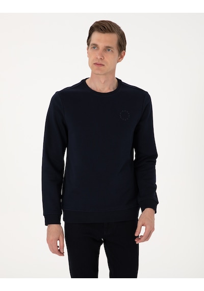 Pierre Cardin Erkek Lacivert Sweatshirt 50314978-vr033 Lacivert