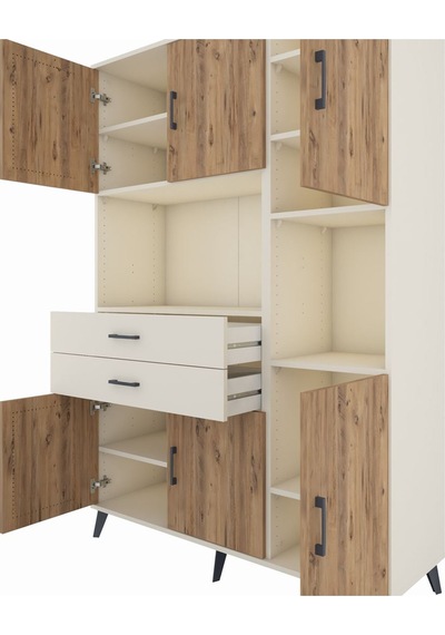 Hyperion Dolap 9 Raflı 2 Çekmeceli 6 Kapaklı 132x44x195 Aytaş... Aytaşı Hyperion Dolap 9 Raflı 2 Çekmeceli 6 Kapaklı 132x44x195 Aytaş... Aytaşı