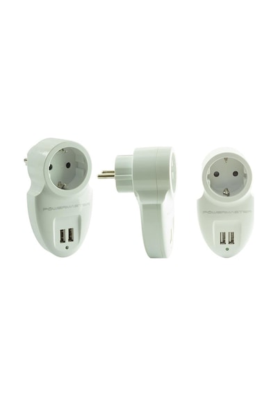Powermaster Pm-16895 Tekli Akım Korumalı Priz 2xusb Beyaz