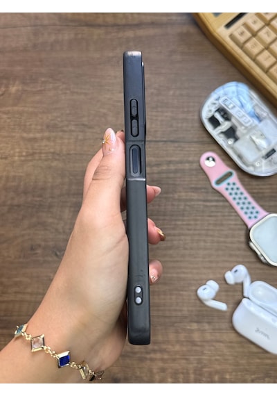 Redmi Note 11 Pro 4g Uyumlu Premium Deri Dokulu Darbelere Karşı Dayanıklı Nazal Silikon Kılıf Siyah