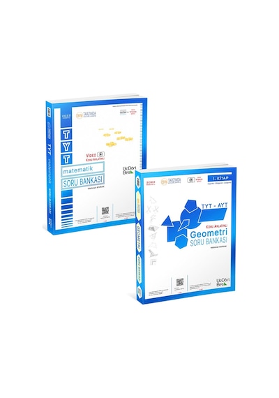 Üçdörtbeş 2022 Tyt Matematik Geometri Soru Bankası Seti 2 Kitap